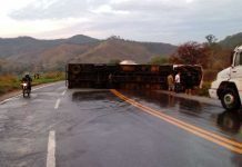 Acidente complica volta do feriado em estrada mineira
