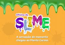 Oficina de Slime gratuita no Monte Carmo shopping