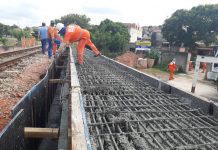 Início de obras na trincheira entre os bairros Alterosas e Dom Bosco, em Betim