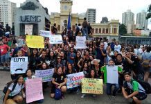 IFMG-Campus Betim participaram da manifestação nacional que ocorreu nessa quarta-feira (15)