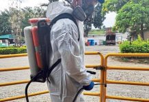 Espaços públicos em Betim começam a ser desinfectados