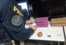 PRF prende dupla transportando seis quilos de cocaína em Betim