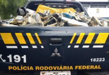 Após tentativa de fuga da fiscalização, PRF apreende 670 quilos de maconha em Betim (MG)