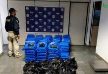 PRF apreende mais de 800 quilos de drogas escondidas dentro de pneus, em Betim