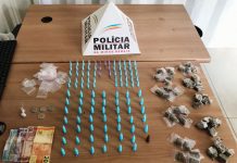 Adolescente de 17 anos é apreendido em Betim por tráfico de drogas