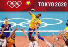 Olimpíada: Brasil bate EUA e se recupera no vôlei masculino