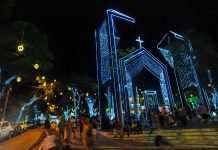 Iluminação de Natal será acesa na Praça Milton Campos e em outros pontos de Betim nesta sexta-feira (17/12)