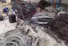 Polícia Civil apreende 260 quilos de fios de cobre em ferro velho de Betim