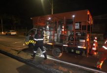 Betim | Avenida Marco Túlio Isaac ganha pintura de novas sinalizações