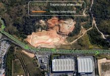 Intervenções na alça de acesso à Regap provocam mudanças no trânsito na BR-381