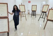 Exposição “Palavras ao Vento” está em exibição na sala ‘A Galeria’