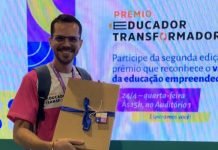 Professor da rede estadual de ensino é finalista no prêmio Educador Transformador