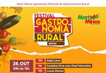 Festival de Gastronomia Rural: tradição, sabores e diversão para toda a família