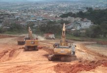 Obras da Via Icaivera são retomadas em trecho próximo à Via Expressa