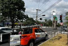 Prefeitura inicia projeto piloto de novo padrão de sinalização viária com pistas exclusivas para motos