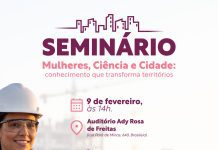 Seminário aborda participação feminina na ciência aplicada ao planejamento urbano em Betim em 09/02