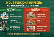 Funcionamento dos serviços públicos municipais durante o recesso pelo Carnaval
