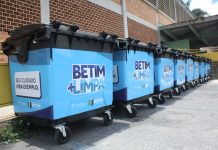 Betim Implementa Contêineres de Lixo na Avenida Governador Valadares para Melhorar Gestão de Resíduos