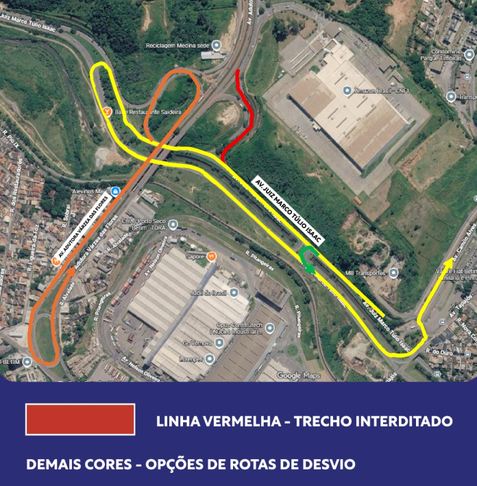 INTERDIÇÃO ALÇA VIA EXPRESSA MARCO TÚLIO
