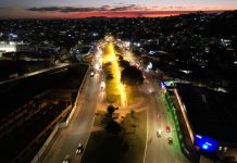 Praça do Jardim Alterosas recebe iluminação de LED e reforça segurança para lazer noturno
