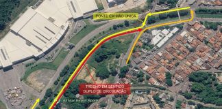 Trânsito na avenida Juiz Marco Túlio Isaac terá alterações para obras do novo viaduto nesta quinta (16/7), sábado (18/7) e domingo (19/7)