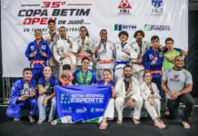 Betim conquista o topo do pódio e sagra-se campeã geral da 35ª Copa Betim Open de Judô