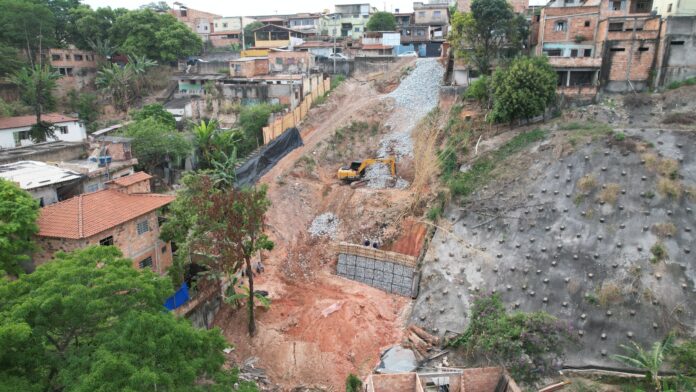 Contenção para as chuvas